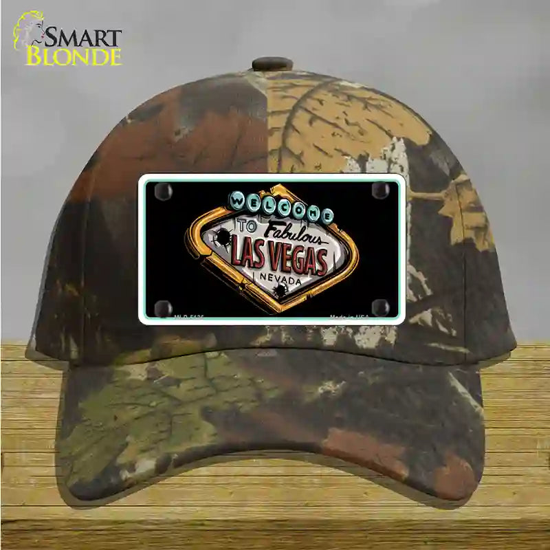 Welcome To Las Vegas Novelty License Plate Hat Cotton / Camoflauge