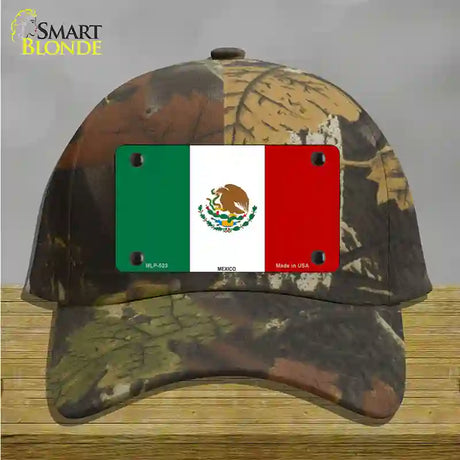 Mexico Country Flag Novelty License Plate Hat Cotton / Camoflauge