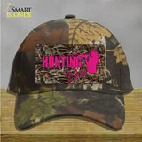 Hunting Babe Novelty License Plate Hat Cotton / Camoflauge