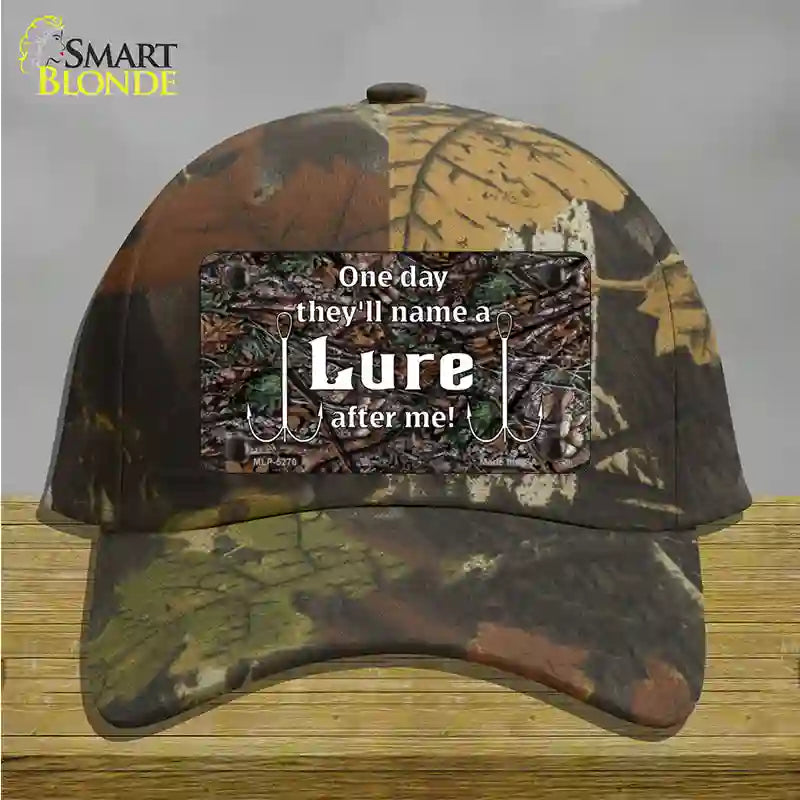 Name A Lure After Me Novelty License Plate Hat Cotton / Camoflauge