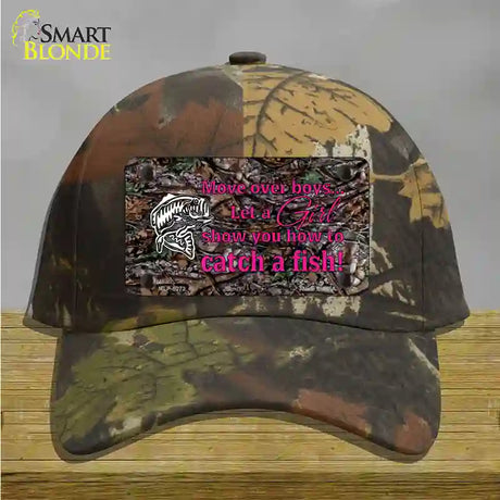 Move Over Boys Novelty License Plate Hat Cotton / Camoflauge