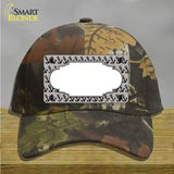 Grey Black Anchor Scallop Center Novelty License Plate Hat Cotton / Camoflauge