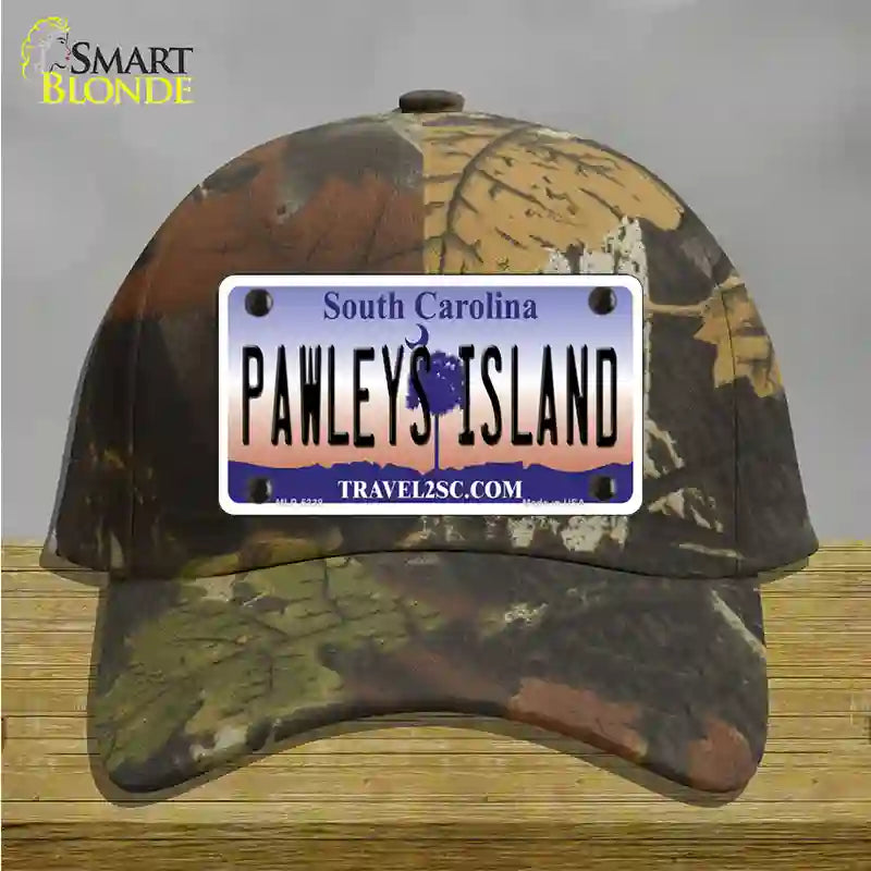 Pawleys Island South Carolina Novelty License Plate Hat Cotton / Camoflauge