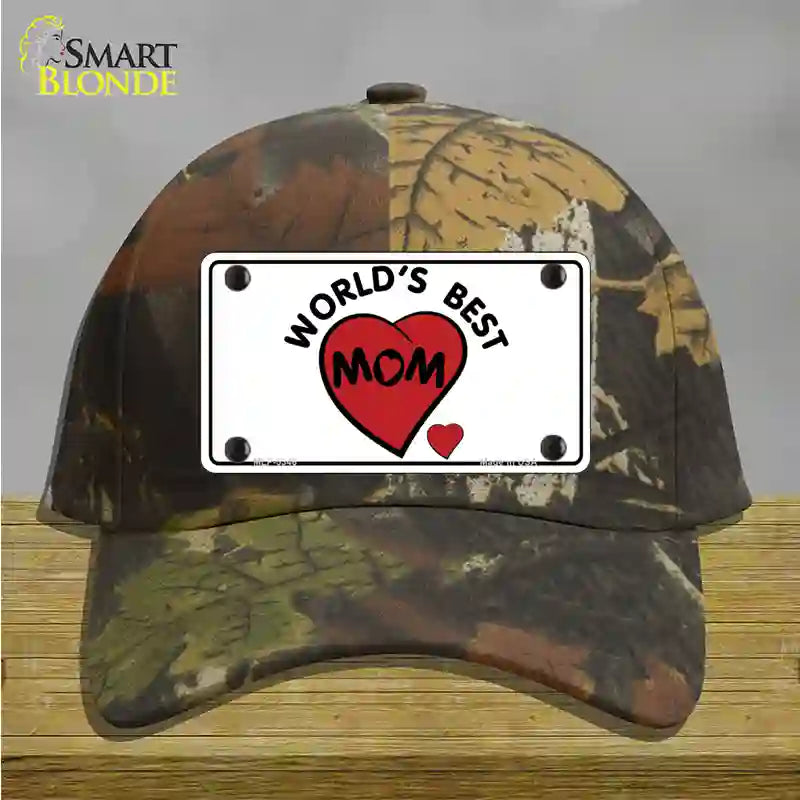 Worlds Best Mom Novelty License Plate Hat Cotton / Camoflauge