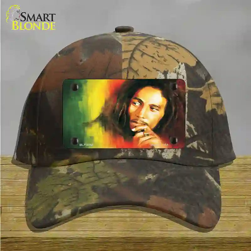 Bob Marley Novelty License Plate Hat Cotton / Camoflauge