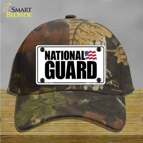 National Guard Novelty License Plate Hat Cotton / Camoflauge