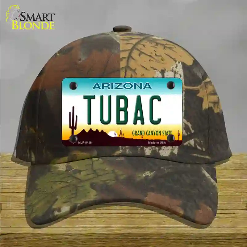 Tubac Arizona Novelty License Plate Hat Cotton / Camoflauge