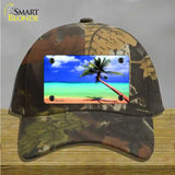 Ocean Sunrise Novelty License Plate Hat Cotton / Camoflauge