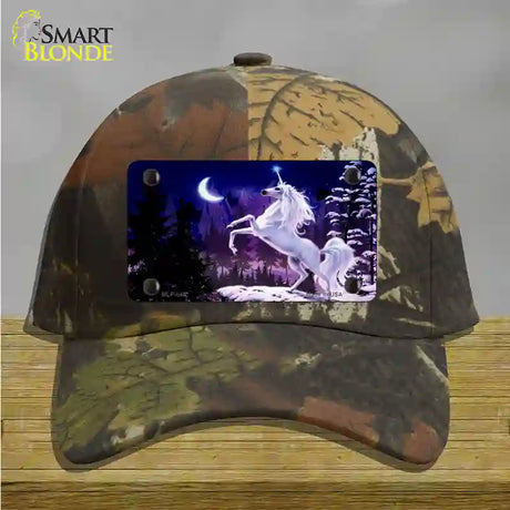 Unicorn Novelty License Plate Hat Cotton / Camoflauge