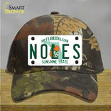 Noles Florida Novelty License Plate Hat Cotton / Camoflauge