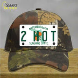 2 Hot Florida Novelty License Plate Hat Cotton / Camoflauge