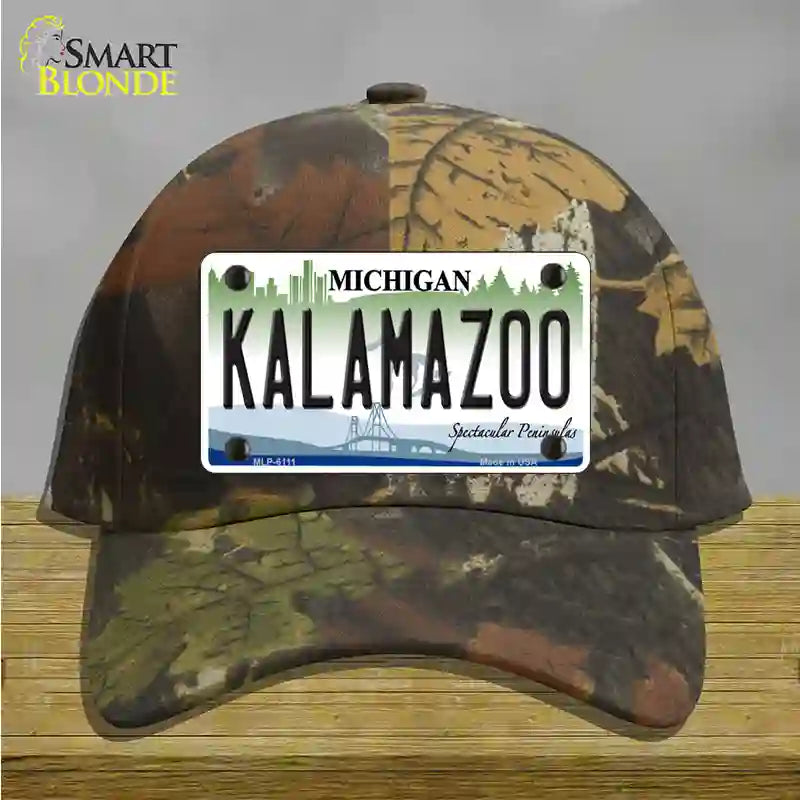 Kalamazoo Novelty License Plate Hat Cotton / Camoflauge