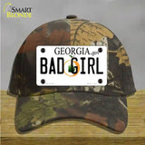 Bad Girl Georgia Novelty License Plate Hat Cotton / Camoflauge