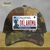 Oklahoma Novelty License Plate Hat Cotton / Camoflauge