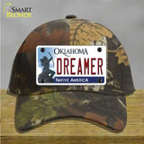 Dreamer Oklahoma Novelty License Plate Hat Cotton / Camoflauge