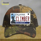 Climber Oklahoma Novelty License Plate Hat Cotton / Camoflauge