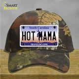 Hot Mama South Carolina Novelty License Plate Hat Cotton / Camoflauge