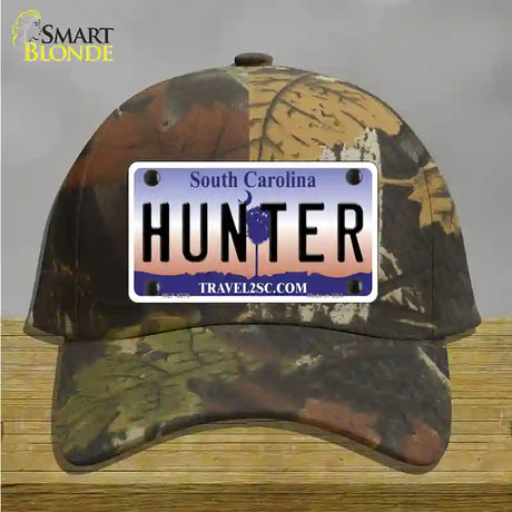 Hunter South Carolina Novelty License Plate Hat Cotton / Camoflauge