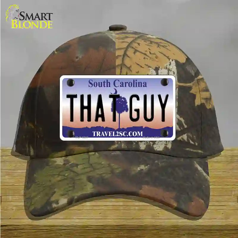 That Guy South Carolina Novelty License Plate Hat Cotton / Camoflauge