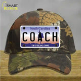 Coach South Carolina Novelty License Plate Hat Cotton / Camoflauge