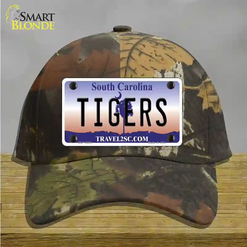 Tigers South Carolina Novelty License Plate Hat Cotton / Camoflauge