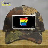 Arkansas Rainbow Novelty License Plate Hat Cotton / Camoflauge