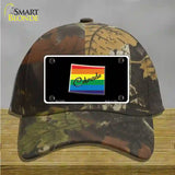 Colorado Rainbow Novelty License Plate Hat Cotton / Camoflauge