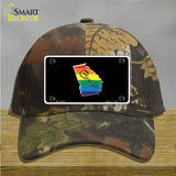 Georgia Rainbow Novelty License Plate Hat Cotton / Camoflauge