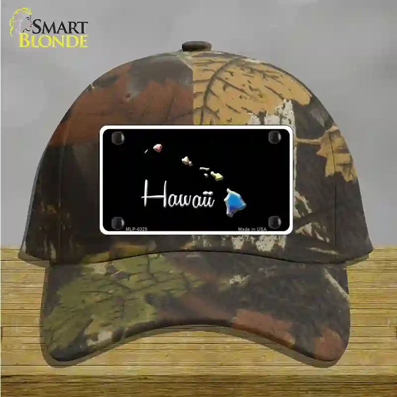 Hawaii Rainbow Novelty License Plate Hat Cotton / Camoflauge