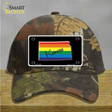 Kansas Rainbow Novelty License Plate Hat Cotton / Camoflauge