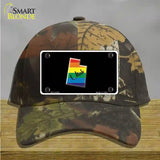 Utah Rainbow Novelty License Plate Hat Cotton / Camoflauge