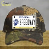 Speedway Indiana Novelty License Plate Hat Cotton / Camoflauge