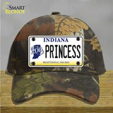 Princess Indiana Novelty License Plate Hat Cotton / Camoflauge