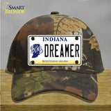 Dreamer Indiana Novelty License Plate Hat Cotton / Camoflauge