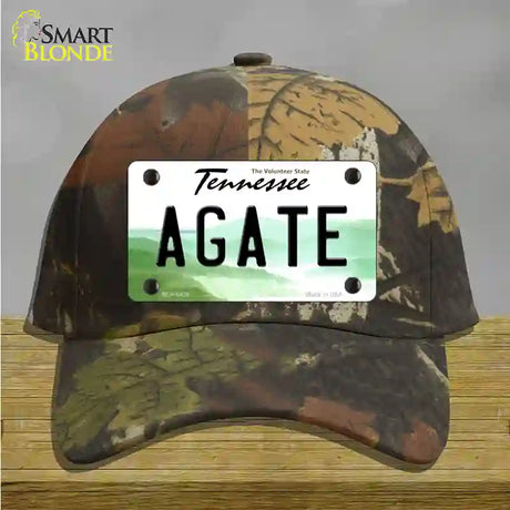 Agate Tennessee Novelty License Plate Hat Cotton / Camoflauge