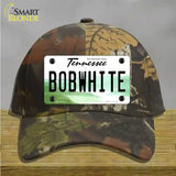 Bobwhite Tennessee Novelty License Plate Hat Cotton / Camoflauge