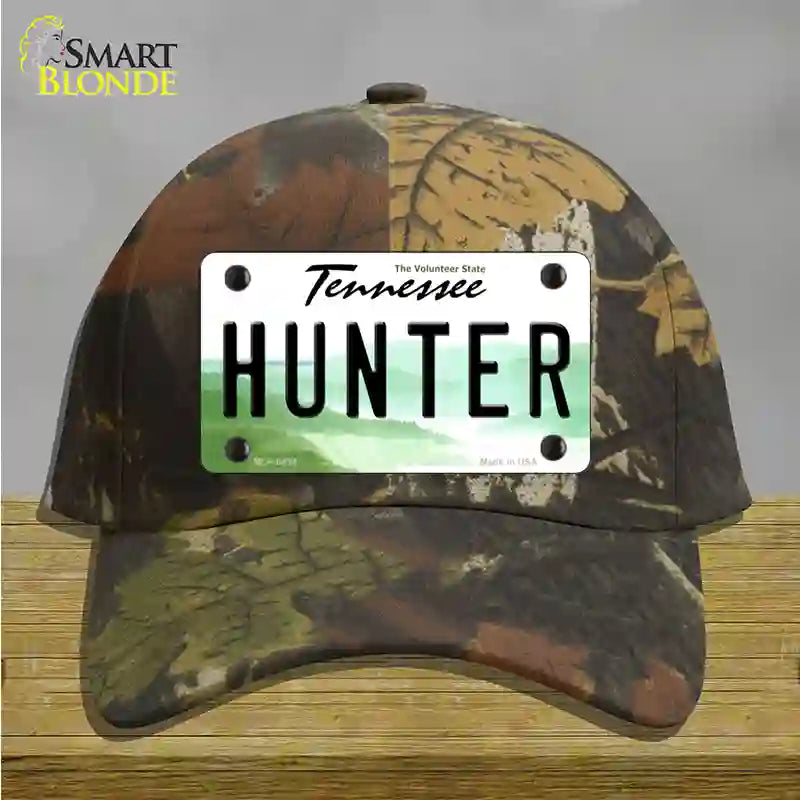 Hunter Tennessee Novelty License Plate Hat Cotton / Camoflauge