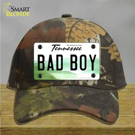 Bad Boy Tennessee Novelty License Plate Hat Cotton / Camoflauge