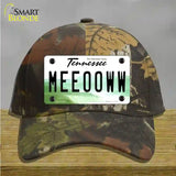 Meeooww Tennessee Novelty License Plate Hat Cotton / Camoflauge