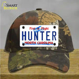 Hunter North Carolina Novelty License Plate Hat Cotton / Camoflauge