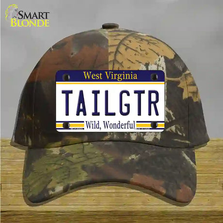 Tailgtr West Virginia Novelty License Plate Hat Cotton / Camoflauge