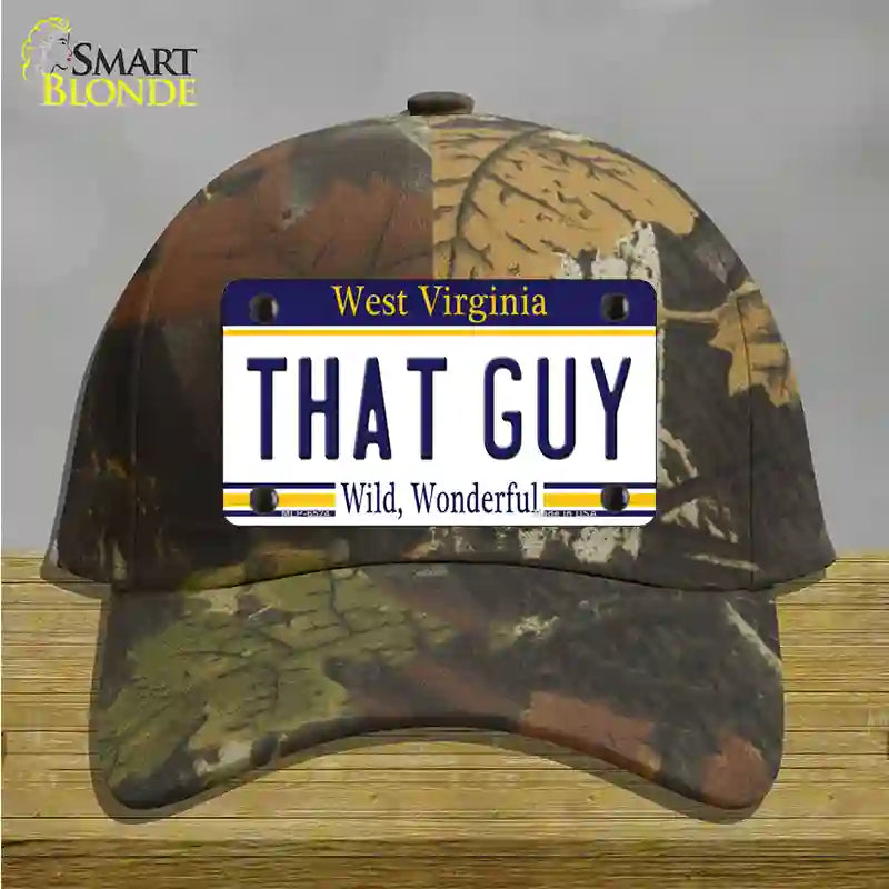 That Guy West Virginia Novelty License Plate Hat Cotton / Camoflauge