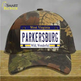 Parkersburg West Virginia Novelty License Plate Hat Cotton / Camoflauge