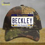 Beckley West Virginia Novelty License Plate Hat Cotton / Camoflauge