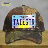 Tailgtr Mississippi Novelty License Plate Hat Cotton / Camoflauge