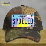 Spoiled Mississippi Novelty License Plate Hat Cotton / Camoflauge