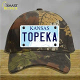 Topeka Kansas Novelty License Plate Hat Cotton / Camoflauge