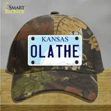 Olathe Kansas Novelty License Plate Hat Cotton / Camoflauge