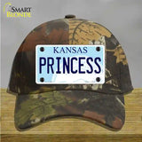 Princess Kansas Novelty License Plate Hat Cotton / Camoflauge