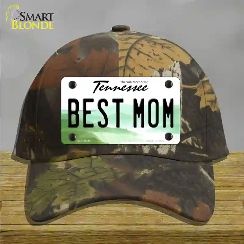 Best Mom Tennessee Novelty License Plate Hat Cotton / Camoflauge